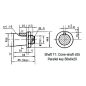 Moteur arbre 35MM Conique VNKSW125 PLUS BDS - OMSW125