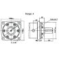 Moteur arbre 50MM VNKV315 4ADS - OMV315