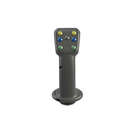 Ergonomic control handles: 6 buttons