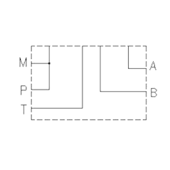 NG10 Einfachgrundplatte - A / B und P / T Ausgang seitlich - 1/2 BSP ES5B12LLY 262,03 €