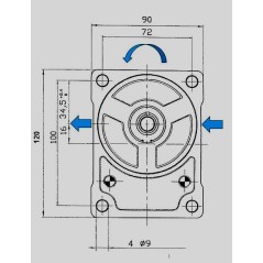 GR2 Hydraulikpumpe - LINKS - 12.0 CC - BOSCH BRIDE