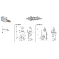 Druckbegrenzungsventil 3/8 BSP - 40 L/MN - 250 B - TARE 80 B