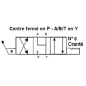 Distributeur a levier cranté- NG 6 - 4-3 - CENTRE Y en A/B/T - FERME en P - N6