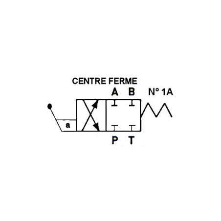 Distributore a leva - NG 6 - 4-2 CENTRO CHIUSO - N 1A