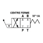 Distributeur a levier - NG 6 - 4-2 CENTRE FERME - N 1A