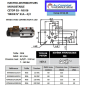 electrodistributeu 12 VDC monostable - NG6 - 4-2 - P sur A - B sur T - N 51A.