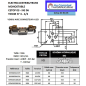 electrodistributeur 12 VCC monostable - NG6 - 4/3 CENTRE OUVERT - en H - N3.