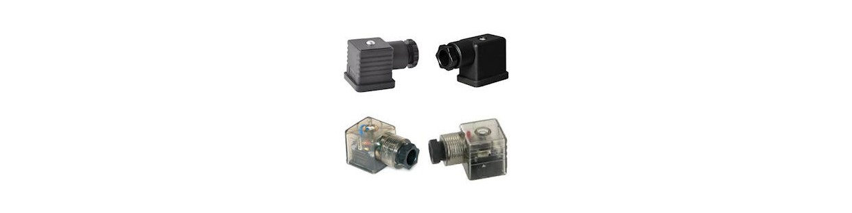 Solenoid valve coil connector - Au Comptoir Hydraulique