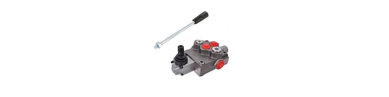 Distribuidor hidráulico de palanca 80 L/mn - 1 a 6 L - Comptoir Hydraulique